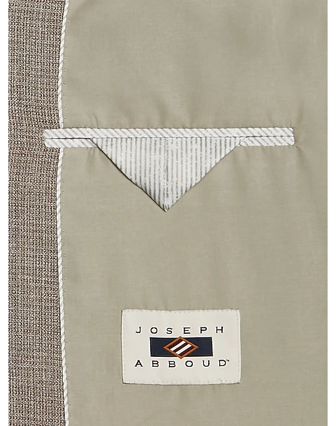 Joseph Abboud Modern Fit Notch Lapel Sport Coat, Tan Tic 3 Joseph Abboud Modern Fit Notch Lapel Sport Coat, Tan Tic - Image 3