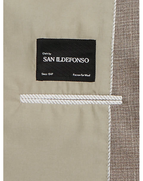 Joseph Abboud Modern Fit Notch Lapel Sport Coat, Tan Tic 4 Joseph Abboud Modern Fit Notch Lapel Sport Coat, Tan Tic - Image 4