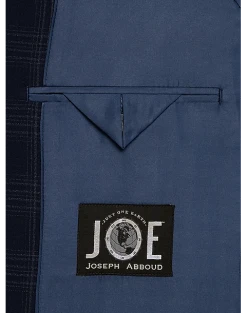 JOE Joseph Abboud Slim Fit Notch Lapel Sport Coat, Navy Plaid 6 JOE Joseph Abboud Slim Fit Notch Lapel Sport Coat, Navy Plaid -Joseph Abboud Sales MW40 16KJ 61 JOE JOSEPH ABBOUD NAVY PLAID ALT2