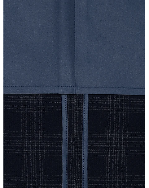 JOE Joseph Abboud Slim Fit Notch Lapel Sport Coat, Navy Plaid 4 JOE Joseph Abboud Slim Fit Notch Lapel Sport Coat, Navy Plaid - Image 4
