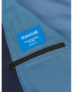 Haggar Active Series™ 4-Way Stretch Classic Fit Blazer, Navy -Joseph Abboud Sales MW40 16TA 01 HAGGAR NAVY SOLID ALT2
