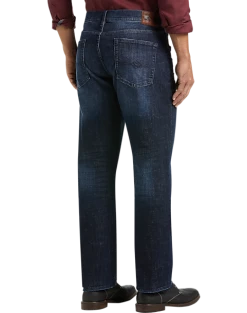 Alternative view of Joseph Abboud Athletic Fit Dark Wash Jeans, Blue Coal