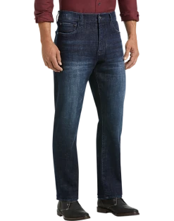 Joseph Abboud Athletic Fit Dark Wash Jeans, Blue Coal