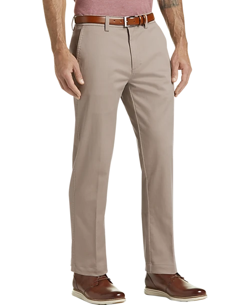 Haggar Iron Free Premium Straight Fit Khaki Pants, Black 1 Haggar Iron Free Premium Straight Fit Khaki Pants, Black