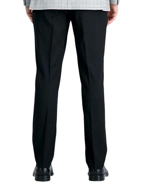 J.M. Haggar Premium 4-Way Stretch Classic Fit Dress Pants, Light Tan Sharkskin 2 J.M. Haggar Premium 4-Way Stretch Classic Fit Dress Pants, Light Tan Sharkskin - Image 2