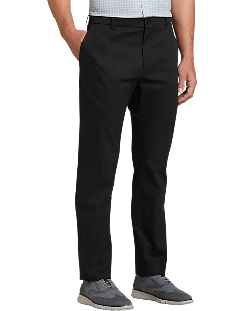 Michael Strahan Modern Fit Flex Dress Pants, Black 1 Michael Strahan Modern Fit Flex Dress Pants, Black