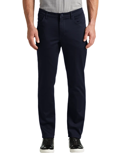 Awearness Kenneth Cole Slim Fit Stretch Waist Pants, Navy 1 Awearness Kenneth Cole Slim Fit Stretch Waist Pants, Navy