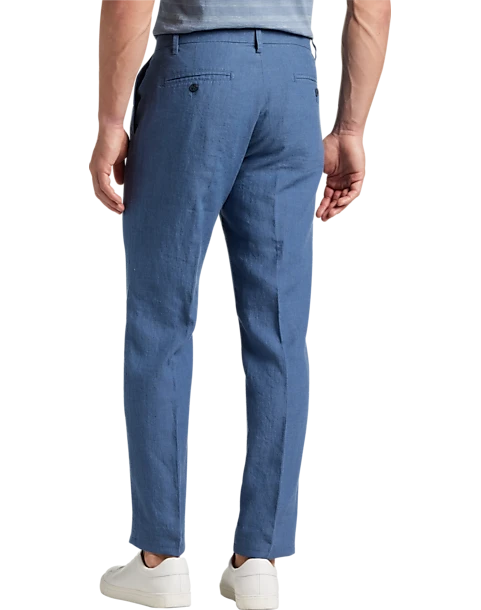 Joseph Abboud Modern Fit Linen-Blend Pants, Natural 2 Joseph Abboud Modern Fit Linen-Blend Pants, Natural - Image 2