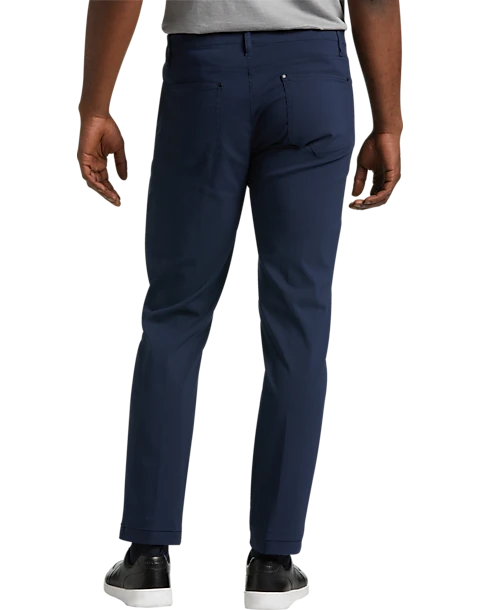 Michael Strahan Modern Fit Technical Pants, Light Gray 2 Michael Strahan Modern Fit Technical Pants, Light Gray - Image 2
