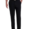 Haggar Cool Right® Performance Flex Classic Fit Flat-Front Pants, Black