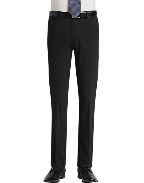 Egara Skinny Fit Dress Pants, Black 1 Egara Skinny Fit Dress Pants, Black
