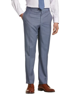 Lauren By Ralph Lauren Classic Fit Suit Blue Sharkskin -Joseph Abboud Sales MW40 3W5K 56 LAUREN BY RALPH LAUREN BLUE SHARKSKIN ALT2