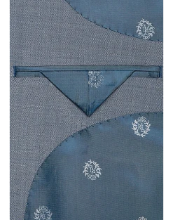 Lauren By Ralph Lauren Classic Fit Suit Blue Sharkskin -Joseph Abboud Sales MW40 3W5K 56 LAUREN BY RALPH LAUREN BLUE SHARKSKIN ALT4