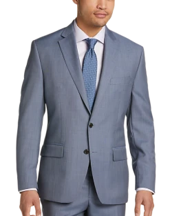 Lauren By Ralph Lauren Classic Fit Suit Blue Sharkskin