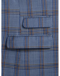 Tayion Classic Fit Suit Separates Coat, Navy & Rust Plaid 8 Tayion Classic Fit Suit Separates Coat, Navy & Rust Plaid -Joseph Abboud Sales MW40 3W8P 61 TAYION NAVY RUST PLAID ALT3