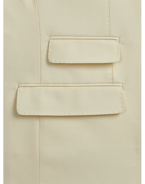 Tayion Classic Fit Suit Separates Coat, Cream 4 Tayion Classic Fit Suit Separates Coat, Cream - Image 4