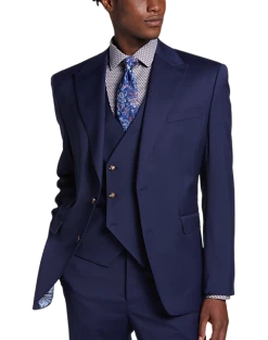 Tayion Classic Fit Suit Separates Coat. Navy -Joseph Abboud Sales MW40 3W9U 01 TAYION NAVY SOLID ALT5