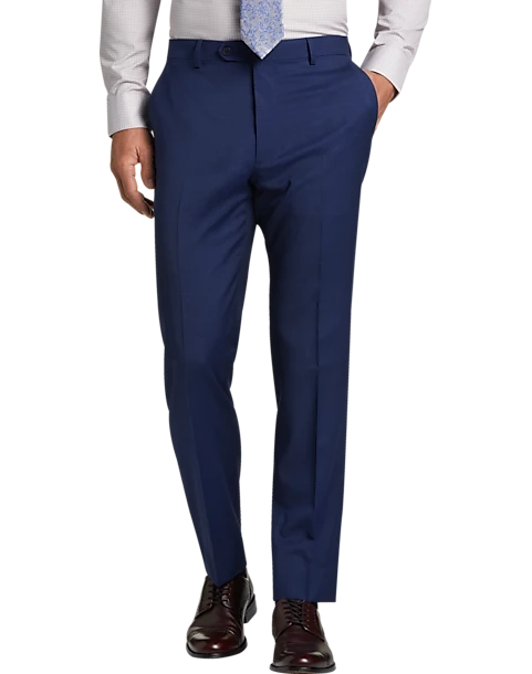 Awearness Kenneth Cole Modern Fit Suit, Blue Windowpane 3 Awearness Kenneth Cole Modern Fit Suit, Blue Windowpane - Image 3