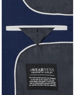 Awearness Kenneth Cole Modern Fit Suit, Blue Windowpane 8 Awearness Kenneth Cole Modern Fit Suit, Blue Windowpane -Joseph Abboud Sales MW40 3WG4 67 AWEARNESS KENNETH COLE BLUE WINDOWPANE ALT4
