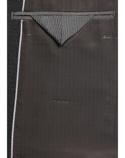 Calvin Klein Slim Fit Suit, Charcoal Check -Joseph Abboud Sales MW40 3WWX 97 CALVIN KLEIN CHARCOAL CHECK ALT4