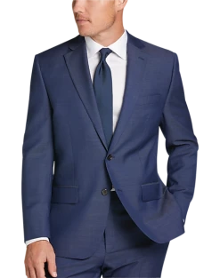 Lauren By Ralph Lauren Classic Fit Suit, Blue Tic