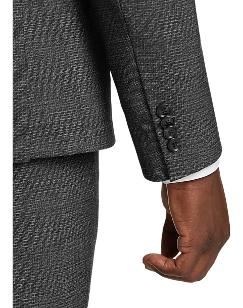 Calvin Klein X-Fit Slim Fit Suit Separates Coat, Charcoal Tic 2 Calvin Klein X-Fit Slim Fit Suit Separates Coat, Charcoal Tic - Image 2