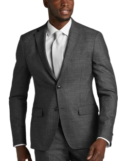 Calvin Klein X-Fit Slim Fit Suit Separates Coat, Charcoal Tic