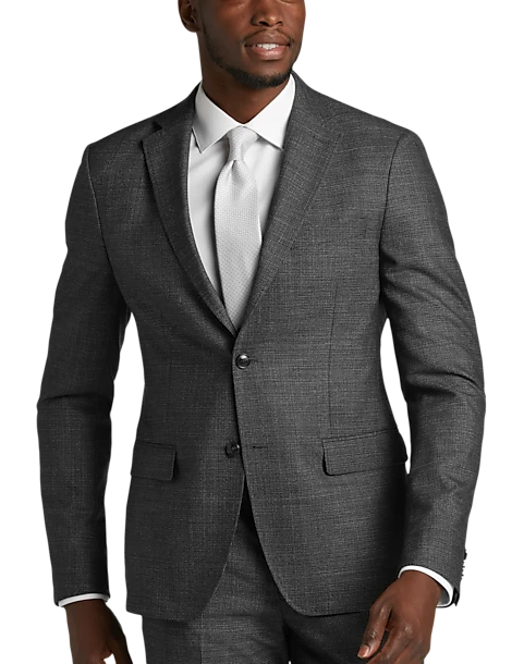 Calvin Klein X-Fit Slim Fit Suit Separates Coat, Charcoal Tic 1 Calvin Klein X-Fit Slim Fit Suit Separates Coat, Charcoal Tic