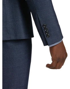 Alternative view of Calvin Klein X-Fit Slim Fit Suit Separates Coat, Blue Tic
