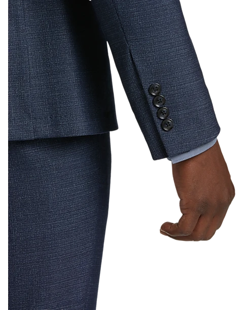 Calvin Klein X-Fit Slim Fit Suit Separates Coat, Blue Tic 2 Calvin Klein X-Fit Slim Fit Suit Separates Coat, Blue Tic - Image 2