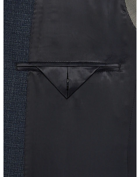 Calvin Klein X-Fit Slim Fit Suit Separates Coat, Blue Tic 3 Calvin Klein X-Fit Slim Fit Suit Separates Coat, Blue Tic - Image 3