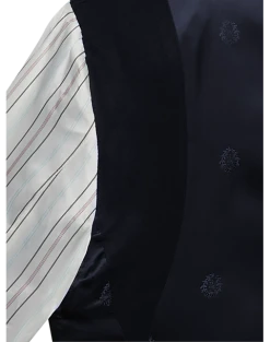 Lauren By Ralph Lauren Classic Fit Suit, Navy Stripe -Joseph Abboud Sales MW40 3WXR 31 LAUREN BY RALPH LAUREN NAVY BASIC STRIPE ALT5