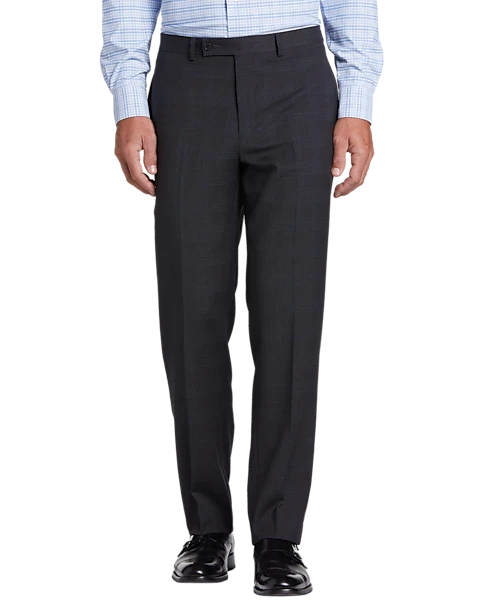 Michael Strahan Classic Fit Suit, Blue Plaid 3 Michael Strahan Classic Fit Suit, Blue Plaid - Image 3