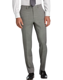 Michael Strahan Classic Fit Suit, Black & White Birdseye -Joseph Abboud Sales MW40 3WYE 88 MICHAEL STRAHAN B W BIRDEYE ALT2