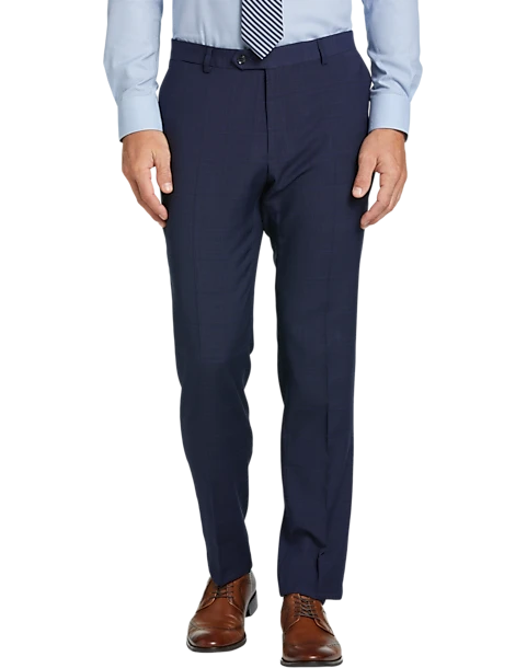 Tommy Hilfiger Modern Fit Suit, Blue Plaid 3 Tommy Hilfiger Modern Fit Suit, Blue Plaid - Image 3