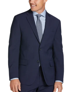 Tommy Hilfiger Modern Fit Suit, Blue Plaid