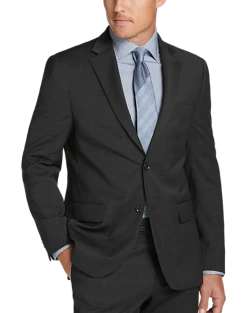 Tommy Hilfiger Modern Fit Suit, Charcoal Plaid