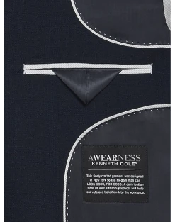 Awearness Kenneth Cole Modern Fit Suit, Blue Plaid 8 Awearness Kenneth Cole Modern Fit Suit, Blue Plaid -Joseph Abboud Sales MW40 3WZP 67 AWEARNESS KENNETH COLE BLUE PLAID ALT4