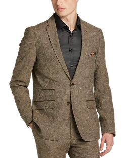 Paisley & Gray Slim Fit Suit Separates Coat, Caramel Donegal