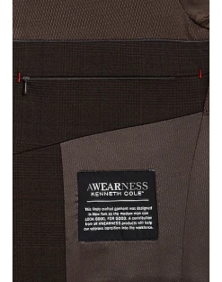 Awearness Kenneth Cole Slim Fit Suit, Brown Plaid 8 Awearness Kenneth Cole Slim Fit Suit, Brown Plaid -Joseph Abboud Sales MW40 3X0T 63 AWEARNESS KENNETH COLE BROWN PLAID ALT4