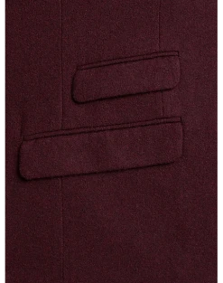 Paisley & Gray Slim Fit Suit Separates Coat, Deep Wine -Joseph Abboud Sales MW40 3X4A 07 PAISLEY GRAY DEEP WINE ALT4