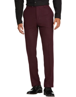 Paisley & Gray Slim Fit Suit Separates Pants, Deep Wine