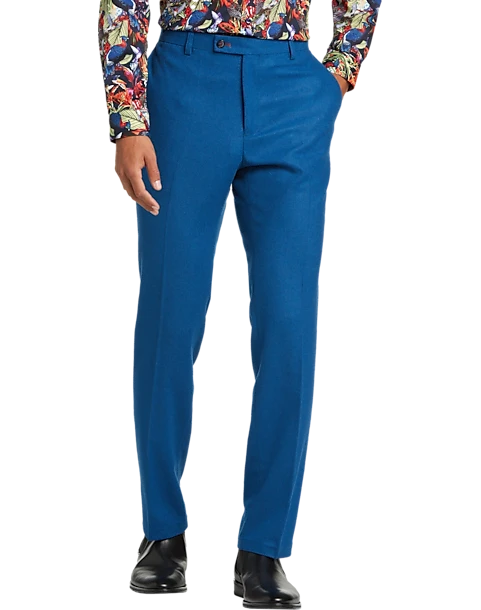 Paisley & Gray Slim Fit Suit Separates Pants, Cobalt Blue 1 Paisley & Gray Slim Fit Suit Separates Pants, Cobalt Blue