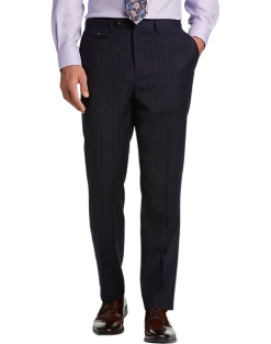 Tayion Classic Fit Suit Separates Pants, Navy Stripe