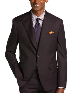 Tayion Classic Fit Suit Separates Coat, Wine Plum 9 Tayion Classic Fit Suit Separates Coat, Wine Plum -Joseph Abboud Sales MW40 3X60 07 TAYION WINE PLUM PURPLE ALT5