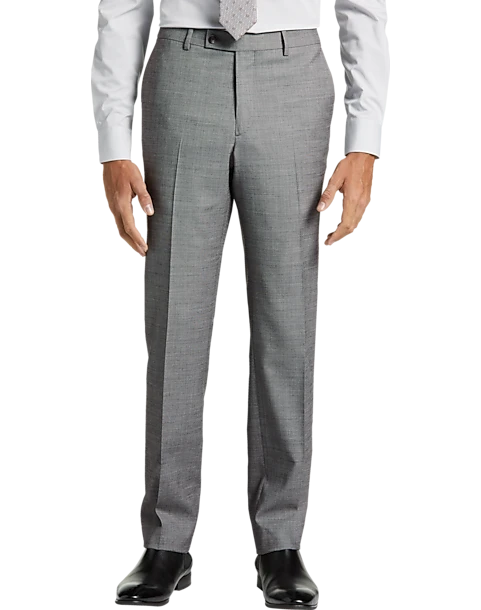 Awearness Kenneth Cole AWEAR-TECH Slim Fit Suit Separates Pants, Black & White Sharkskin 1 Awearness Kenneth Cole AWEAR-TECH Slim Fit Suit Separates Pants, Black & White Sharkskin