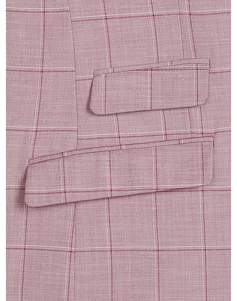 Paisley & Gray Slim Fit Suit Separates Coat, Cranberry Windowpane 5 Paisley & Gray Slim Fit Suit Separates Coat, Cranberry Windowpane - Image 5