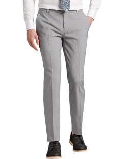 JOE Joseph Abboud Slim Fit Suit Separates Pants, Navy Seersucker