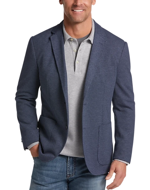 Michael Strahan Modern Fit 2 Button Soft Jacket, Black 1 Michael Strahan Modern Fit 2 Button Soft Jacket, Black