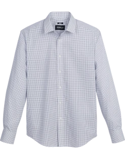 Awearness Kenneth Cole Slim Fit Sport Shirt, Navy Diamond Dot
